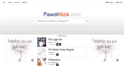 Desktop Screenshot of pawolmizik.com