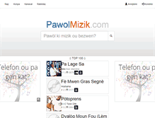 Tablet Screenshot of pawolmizik.com